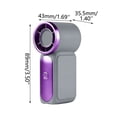 thumbnail image 3 of Werulen High Rapid Mini Handheld Fan, Portable Pocket USB Cooling Fan, Outdoor Travel Personal Fan, Quiet Operation Desk Gadget, Summer Cooling Comfort Accessory, 3 of 7