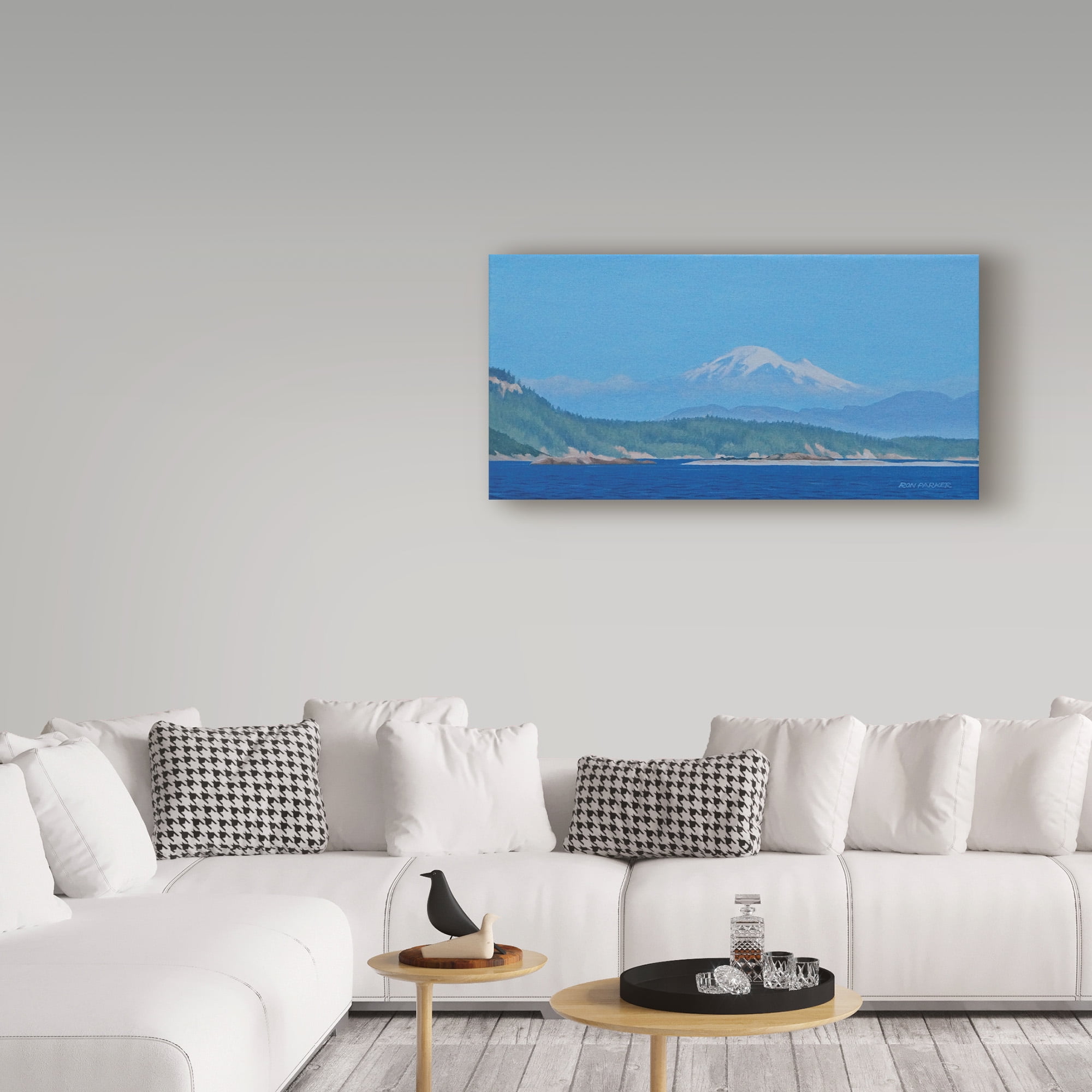 Trademark Fine Art 'Mt Baker' Canvas Art by Ron Parker