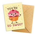 thumbnail image 1 of Tarjeta de felicitación Podagree You're So Sweet Cupcake, 1 of 7