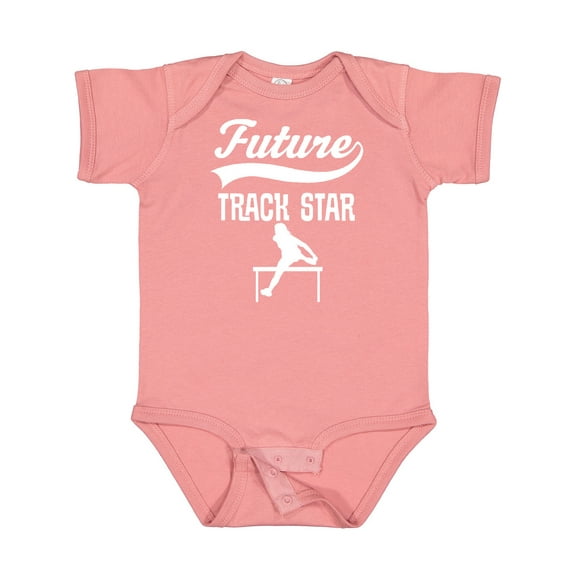 Inktastic Future Track Star Girls Sports Girls Baby Bodysuit
