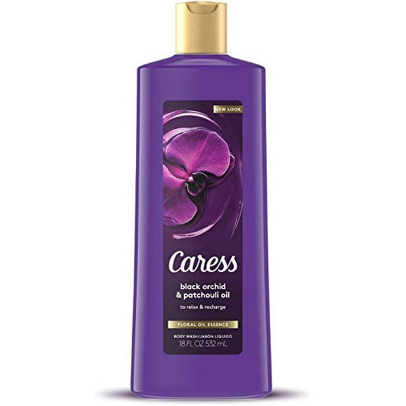 Caress Body Wash Black Orchid & Patchouli Oil 18 oz (Pack of 7)
