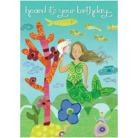 Eeboo Mermaid Heard It's Your Birthday Card | Walmart Canada