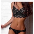 thumbnail image 2 of Conjunto de ropa interior de malla europea y americana con encaje de perspectiva de tres puntos dividido sexy, 2 of 6