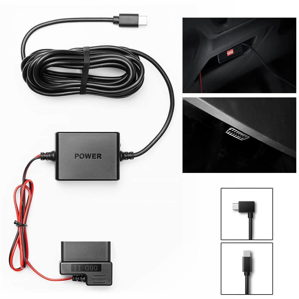 70mai Hardwire Kit for Dash Cam, 24H Parking Monitor Cable with