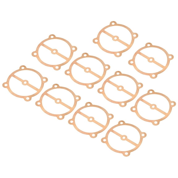 Uxcell Air Compressor Head Gasket Kit, 10 Pack 65mm 5 Holes Aluminum Gasket Replacement