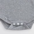 thumbnail image 7 of mgoYE Baby Summer Clothes Newborn Baby Girl Boy Romper Short Sleeve Cousin Crew Shirt Crewneck Bodysuit Colorful Print Casual Summer Clothes(Grey,12-18 Months), 7 of 7