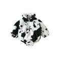 thumbnail image 1 of Gureui Toddler Infant Baby Girls Boys Winter Warm Romper, Long Sleeve Stand Collar Cow Print Zipper Casual Playsuit Daily wear, 1 of 9