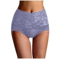 thumbnail image 2 of HWRETIE Lace Panel High-Waist Tummy Control Underwear - Women's Sexy and Fashionable High Waist Lace Body Shaping Underwear Breathable Cotton Women's Underwear, 2 of 4
