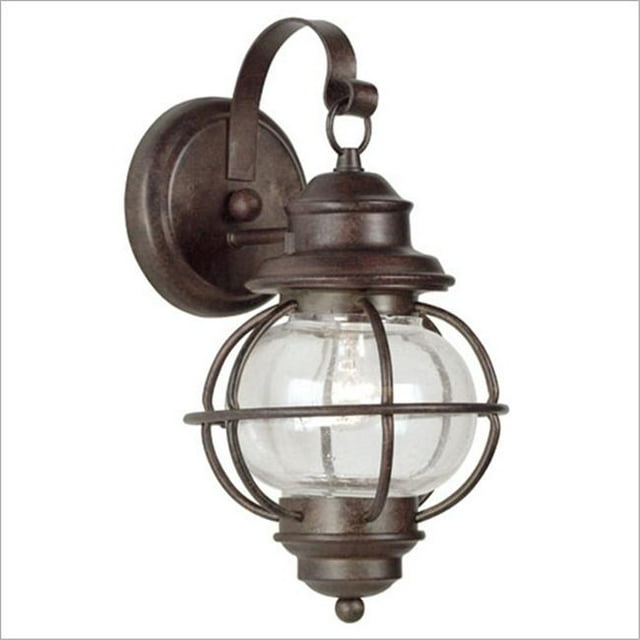 Kenroy Home 90961GC Hatteras Small Wall Lantern- Gilded Copper Finish