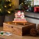 thumbnail image 5 of Fiudx Liquidación de ahorros de verano Adornos navideños de madera Adornos de escritorio para casas pequeñas Escena de regalo de Navidad Decoración, 5 of 7