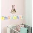 thumbnail image 4 of Concord Wallcoverings Peel and Stick Self Adhesive Kids Wallpaper Border, Babies Toys for Play Room Nursery Room, Yellow Blue Green Brown, 15 ft by 5 in 2713, 4 of 5