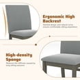 thumbnail image 6 of Giantex Upholstered Dining Chairs Set of 2, Kitchen Armless Accent Chairs, 6 of 6