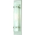 thumbnail image 2 of Vaxcel Vilo Satin Nickel Wall Sconce Multicolour Interior Damp 1 Light Medium Base, 2 of 2