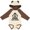 Natural & Brown w Ears, variant on Inktastic Future Robotics Engineer Girl Robot Girls Long Sleeve Baby Bodysuit