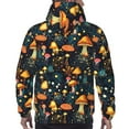 thumbnail image 7 of Wukai Colorful Plants Mushroom Print Men Hoodies Fleece Sweatshirts Long Sleeve Sweaters Pullover Fall Outfits Winter Clothes-Large, 7 of 7