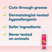 ECOS Hypoallergenic Dish Soap, Grapefruit, 25 Fl Oz