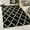 Black/Ivory, variant on SAFAVIEH Dhurrie Toby Geometric Moroccan Wool Area Rug, Black/Ivory, 3' x 5'
