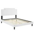thumbnail image 2 of Modway Liva Performance Velvet Full Bed in White, 2 of 9