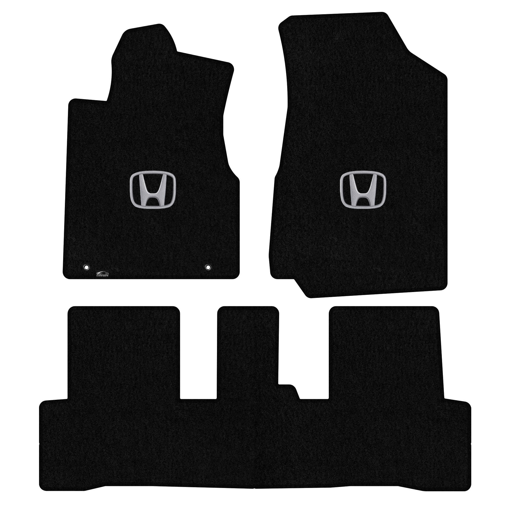Lloyd Mats Custom Fit Floor Mats for Honda CRV 20072011 LogoMat 3Pc