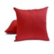 thumbnail image 3 of Funda de almohada lumbar decorativa HomeCentric, color rojo sangre, paquete de 2, 30 x 45 cm (12 x 18 pulgadas), seda artística, lisa y lisa, estilo moderno liso - Lujo rojo sangre, 3 of 5