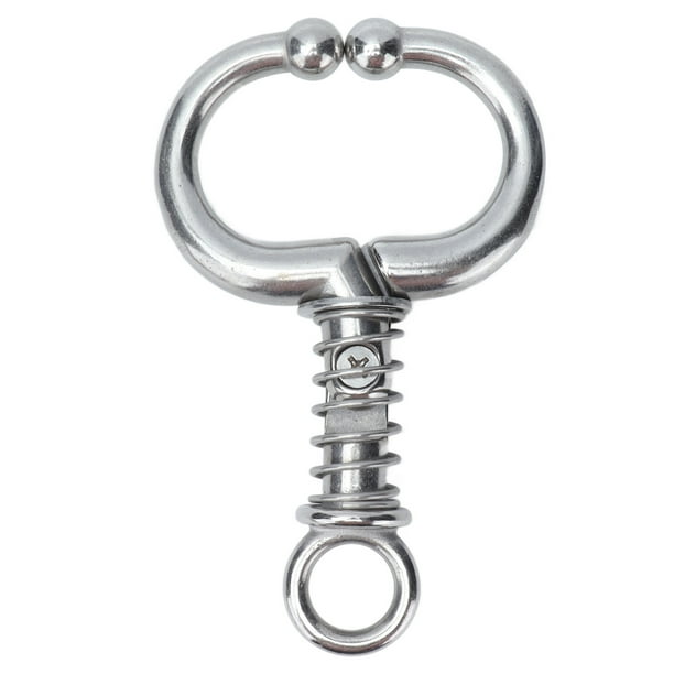 Anillo De Nariz De Ganado, Abrazadera De Nariz De Ganado De Acero Inoxidable, Anillo De Nariz De Resorte Con Resorte Para Mandíbulas Esféricas De