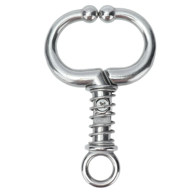Anillo De Nariz De Ganado, Abrazadera De Nariz De Ganado De Acero Inoxidable, Anillo De Nariz De Resorte Con Resorte Para Mandíbulas Esféricas De