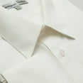 thumbnail image 2 of Gentlemens Collection Men's 1916FC French Cuff Solid Dress Shirt - Ecru - 14.5 2-3, 2 of 2