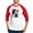 Red/White, variant on CafePress - Fur Baby Ladies - Cotton Baseball Jersey, 3/4 Raglan Sleeve Shirt