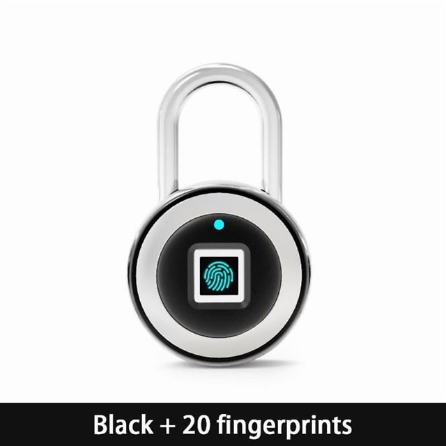 Corui Fingerprint Padlock Lock Electronic Intelligent Anti-theft Cabinet Lock Waterproof Rechargeble
