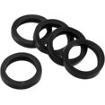 thumbnail image 1 of Key Caps Covers Rings, 15 Pack 1.2" Keys Identifiers Covers Coding Tags Marker Round Silicone Sleeve for Office House Apartment, Black, 1 of 5