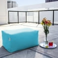 thumbnail image 2 of Jaxx Leon Outdoor Bean Bag Ottoman, Light Blue, 2 of 4