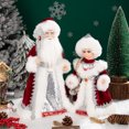 thumbnail image 4 of Nuevo estilo de muñeco eléctrico de Papá Noel navideño, muñeco de Snegurochka ruso de moda, muñeco de adorno para el hogar que canta con trenza larga, 4 of 5
