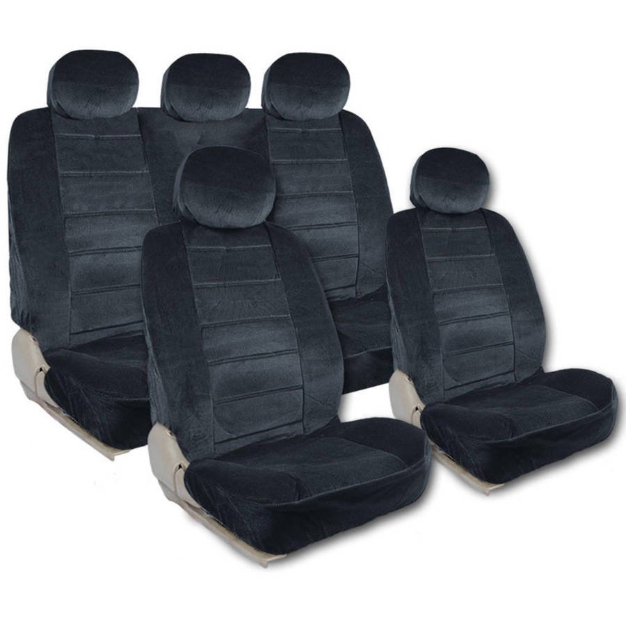 BDK Regal Extra Large Car Seat Covers,, 9 Pieces, Front and Rear Full