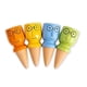 thumbnail image 1 of 4 pcs cute frog-shaped self-watering spikes for plants 180ml, 1 of 3