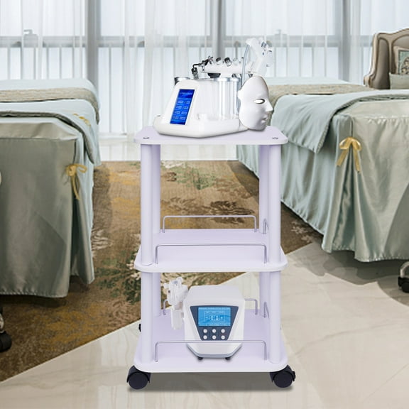 Beauty Salon Rolling Trolley Cart Mobile Tool Spa Studio Cart Tool Storage