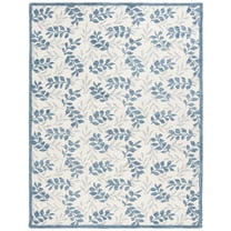 SAFAVIEH Martha Stewart Jardin Floral Area Rug, Ivory/Grey, 8' x 10'