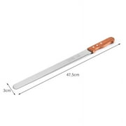 Angfeng 10/12/14 Inch Best Serrated Bread Knife Cake Cutting Knifes Long Slicing Cutter Stainless Steel Loaf Breads Slicer Kitchen Tools(14 inch-B)
