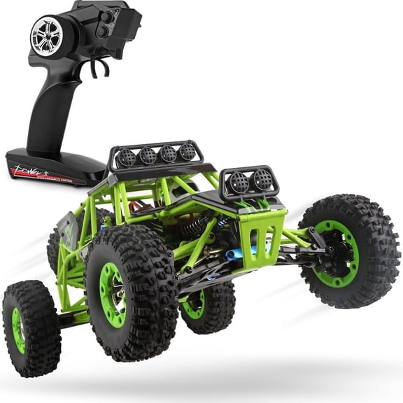 RC Cars Crawlers 1/12 Scale 2.4G 4WD High Speed Electric All Terrain Off-Road Rock Climbing wltoys Buggy RTR for Kids and Adults