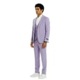 thumbnail image 2 of Tazzio Skinny Fit Peak Lapel 3 Piece Suit Set with Double Breasted Vest, 2 of 3