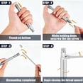 thumbnail image 2 of Universal 14mm Thread Repair Tool 640811 Automotive Threading Tools Thread Straightening Tool, 2 of 6