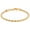 4MM, variant on 18K Gold Plated Rope Chain Bracelet - Made In Brazil