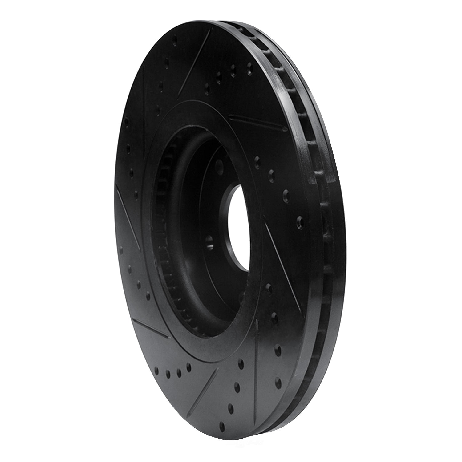 Dynamic Friction Company 633-21031R DFC Brake Rotor - Drilled And Slotted - Black