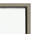thumbnail image 3 of Kate and Laurel Sylvie Bubble Gum Piglet Framed Canvas Wall Art by Amy Peterson Art Studio, 18x24 Gray, Decorative Farm Animal Art for Wall, 3 of 9