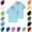 Light Blue, variant on LTTVQM 2Pcs Girls Boys' School Uniform Short-Sleeve Lightweight Quick-Dry Polo Shirts, Breathable Cotton Button Collared Athletic Workout Golf Shirts Orange 7-8 Year