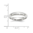 thumbnail image 2 of 10k White Gold 4mm Standard Comfort Fit Band Size 10 Ring, 2 of 2