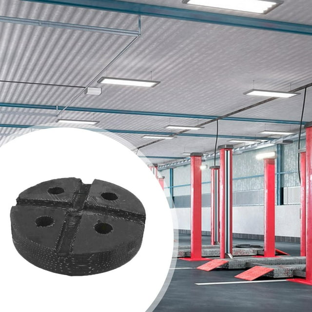 DYNWAVECA Car Lift Rubber Pad Car Lift Accessory Automotive High Performance Sturdy Useful Car Lifting Pad Rubber Arm Pad for Auto 120x120x24mm