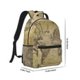 thumbnail image 2 of Uemuo Vintage World Map Printed Student Durable Water-resistant Backpack,Travel Backpack,Outdoor Activities Backpack, Laptop Backpack, Multi-compartment Backpack, 2 of 5