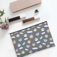 thumbnail image 6 of Hirioo Cartoon Animals for Paper Reusable Cosmetic Bag Zipper Encouragement Travel Pouch Toiletry Bag for Women Girls, 6 of 7
