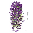 thumbnail image 3 of Artificial Flower Hanging Basket - Wall-Mounted Plant Decor, Plastic Vines & Roses, Indoor Outdoor Home Decor, Living Room Ceiling Decoration, JKODE, 3 of 8
