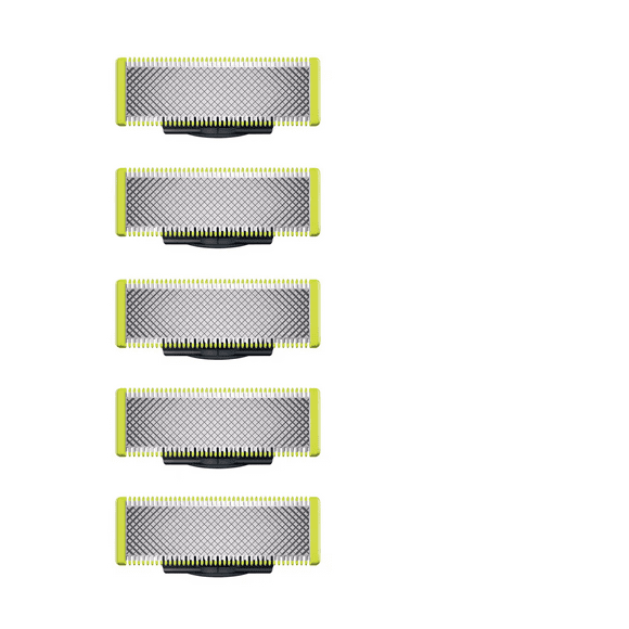 5 Replacement Blades For Philips Oneblade Shaver